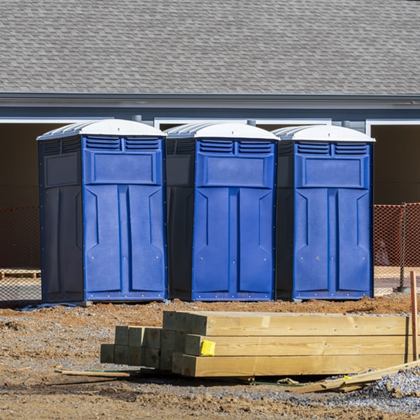 how often are the portable toilets cleaned and serviced during a rental period in Bloomery West Virginia